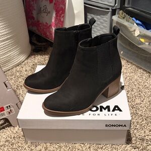 Sonoma Women's Black Ankle Booties